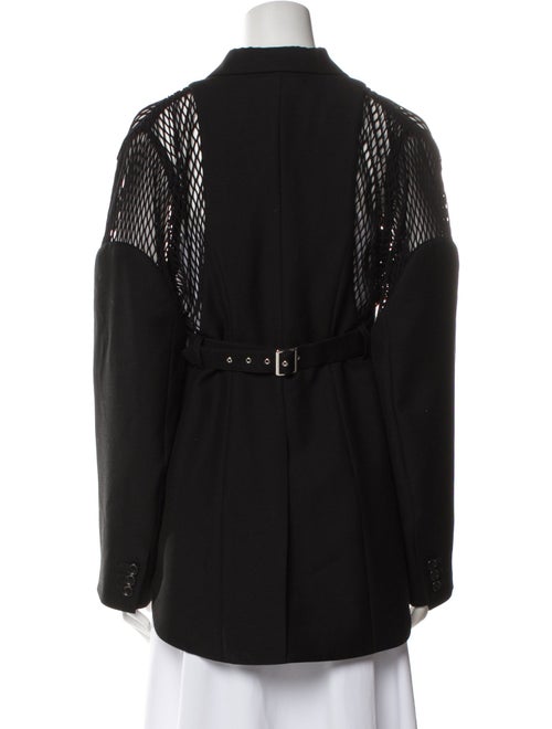 noir kei ninomiya Wool Lace Pattern Evening Jacket