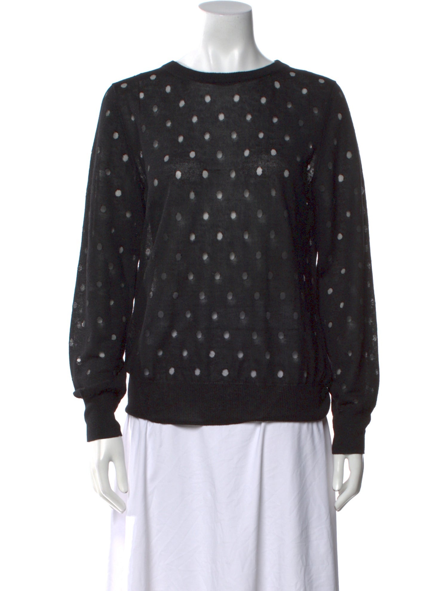 noir kei ninomiya 2015 Polka Dot Print Sweater