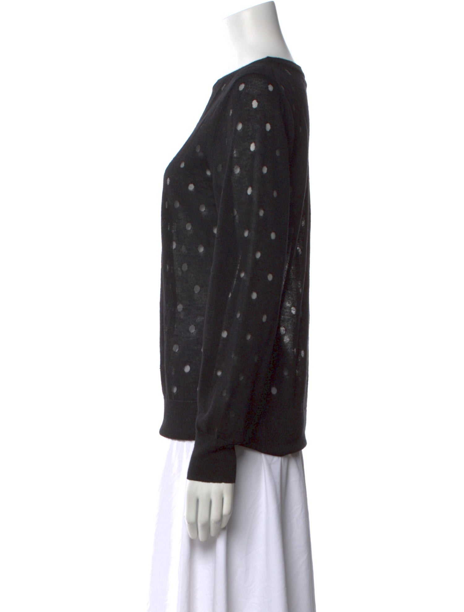 noir kei ninomiya 2015 Polka Dot Print Sweater