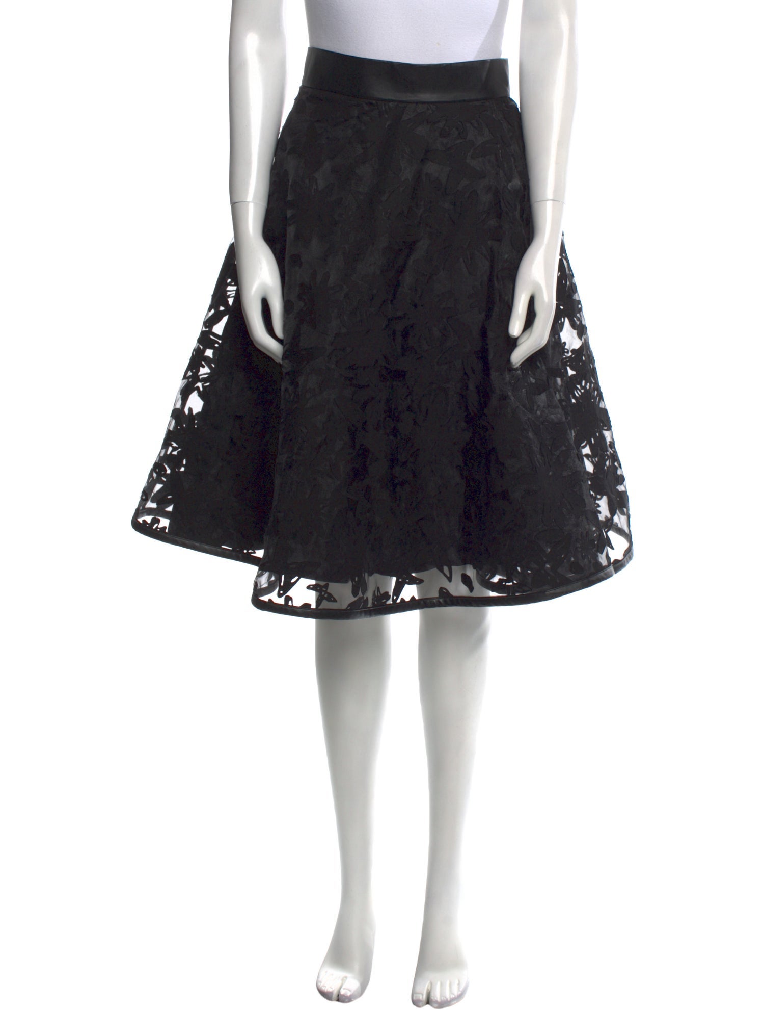 noir kei ninomiya Lace Pattern Knee-Length Skirt w/ Tags