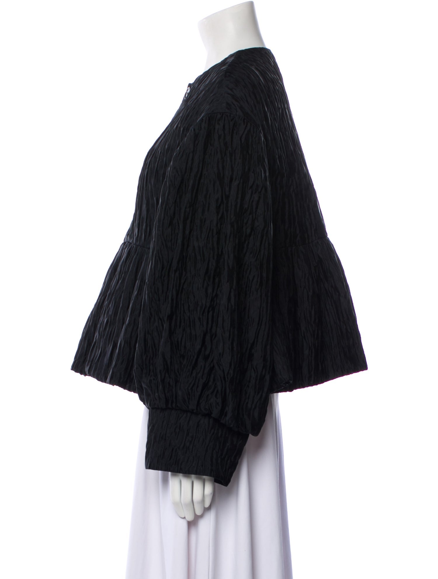 noir kei ninomiya Silk Faux Fur Jacket