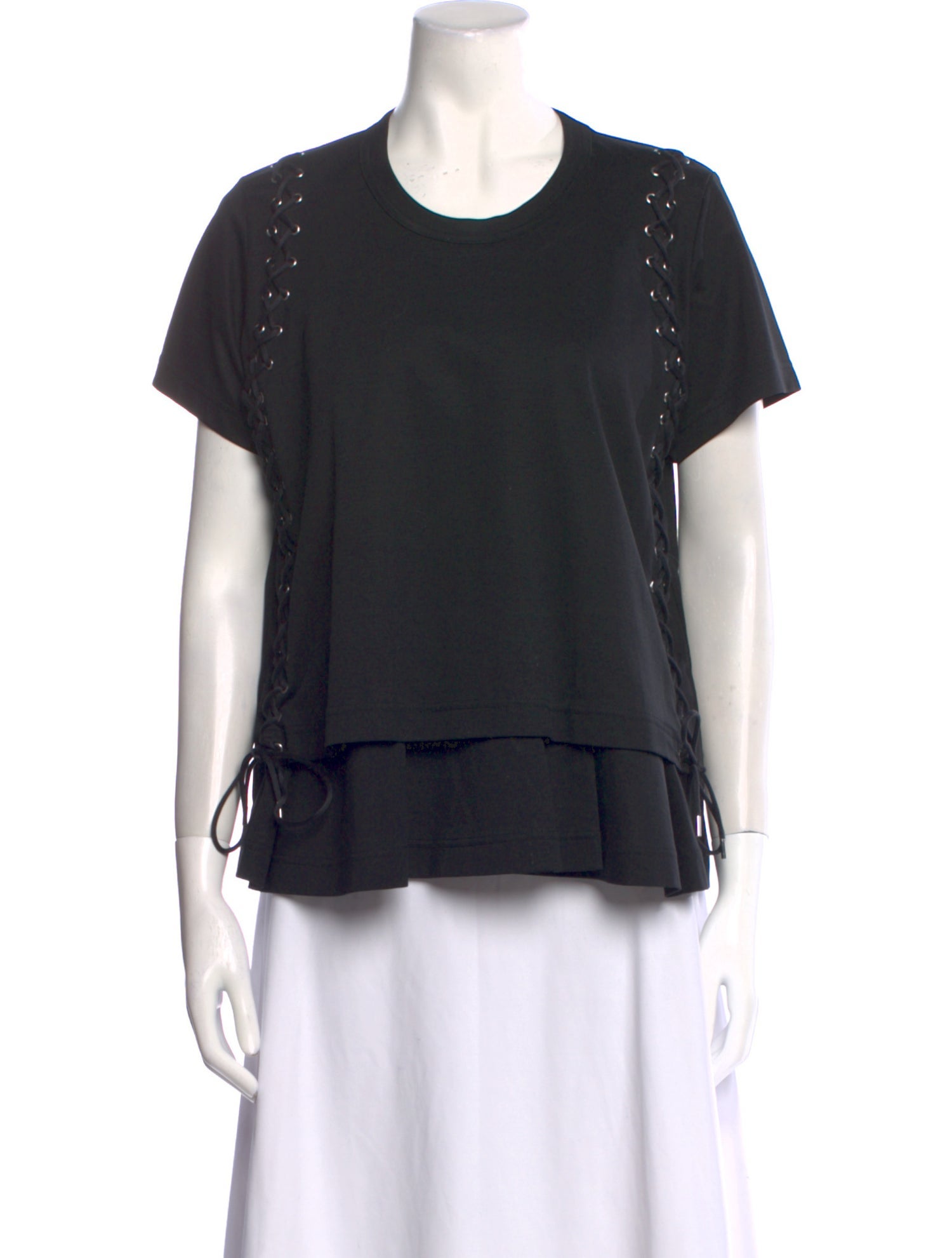 noir kei ninomiya Crew Neck Short Sleeve T-Shirt