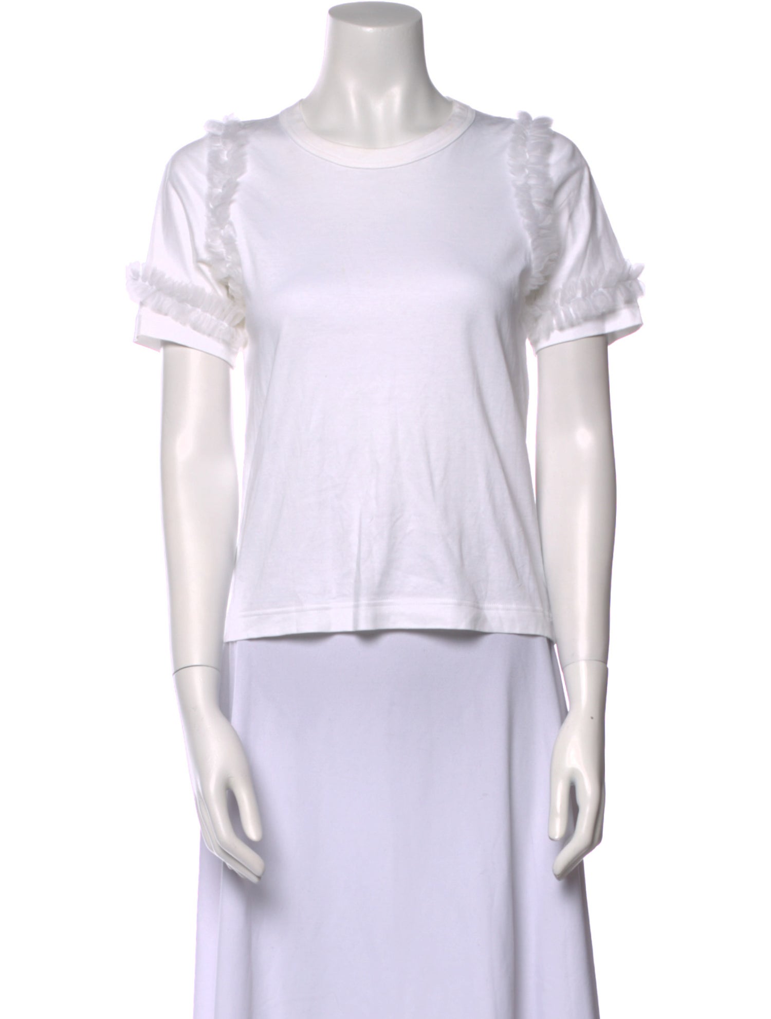 noir kei ninomiya Nylon Crew Neck T-Shirt