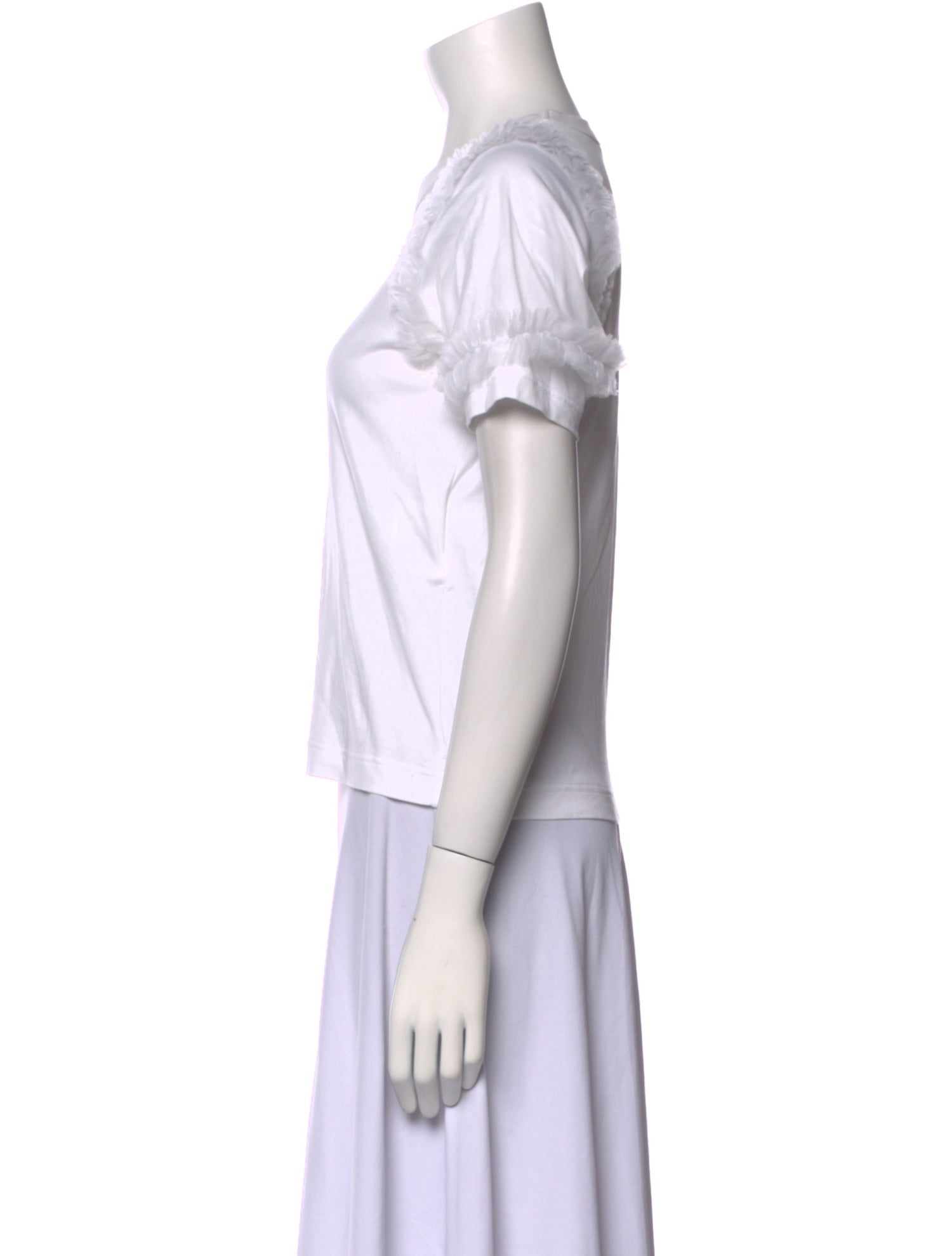 noir kei ninomiya Nylon Crew Neck T-Shirt