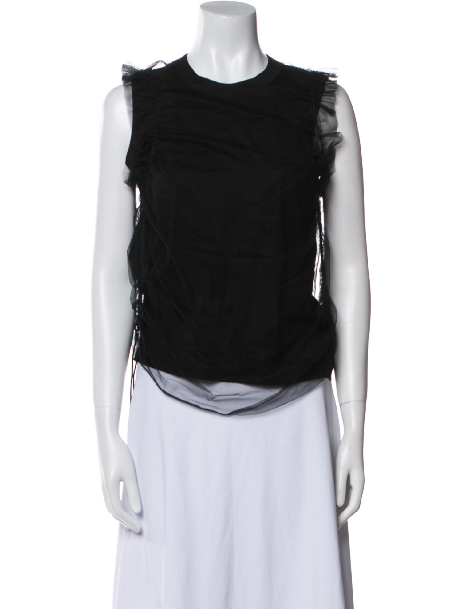 noir kei ninomiya Crew Neck Sleeveless Top