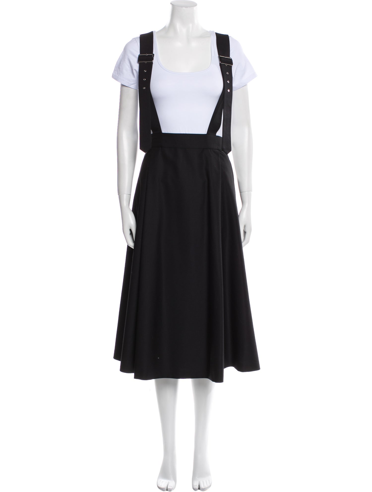 noir kei ninomiya Wool Midi Length Dress