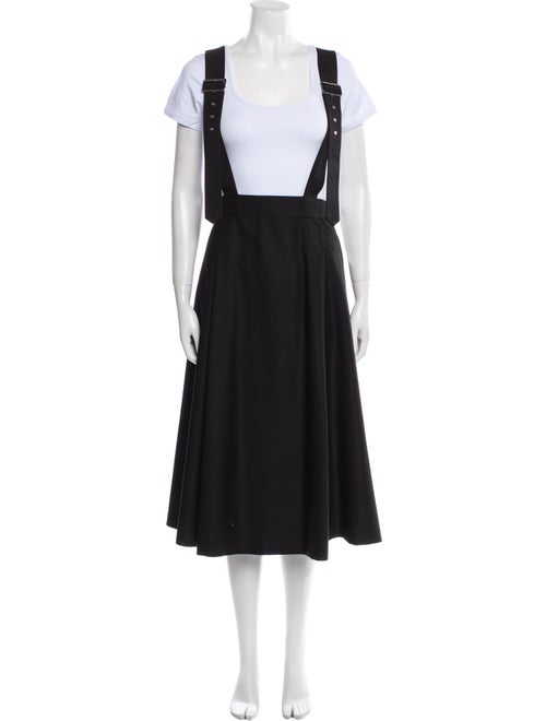 noir kei ninomiya Wool Midi Length Dress
