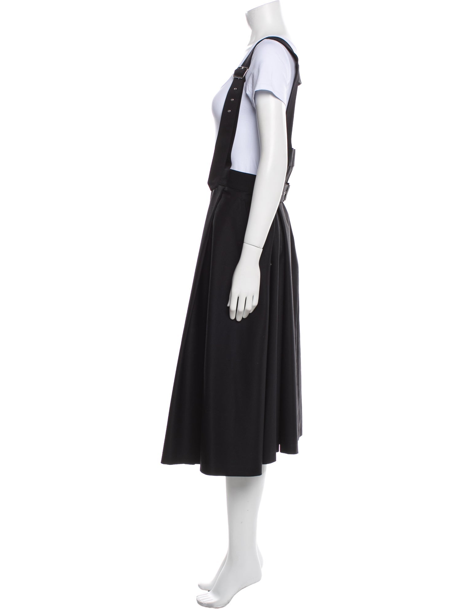 noir kei ninomiya Wool Midi Length Dress