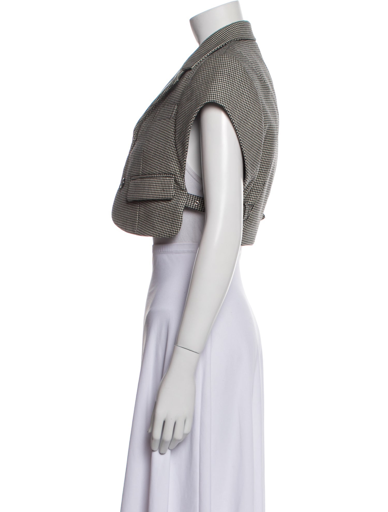 noir kei ninomiya Plaid Print Bolero