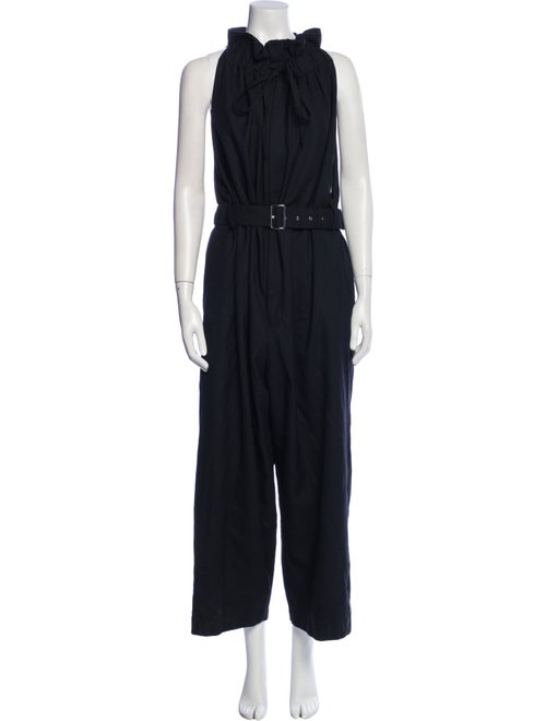 noir kei ninomiya Wool Cowl Neck Jumpsuit