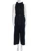 noir kei ninomiya Wool Cowl Neck Jumpsuit