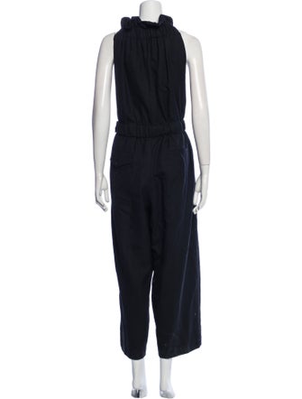 noir kei ninomiya Wool Cowl Neck Jumpsuit