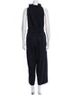 noir kei ninomiya Wool Cowl Neck Jumpsuit
