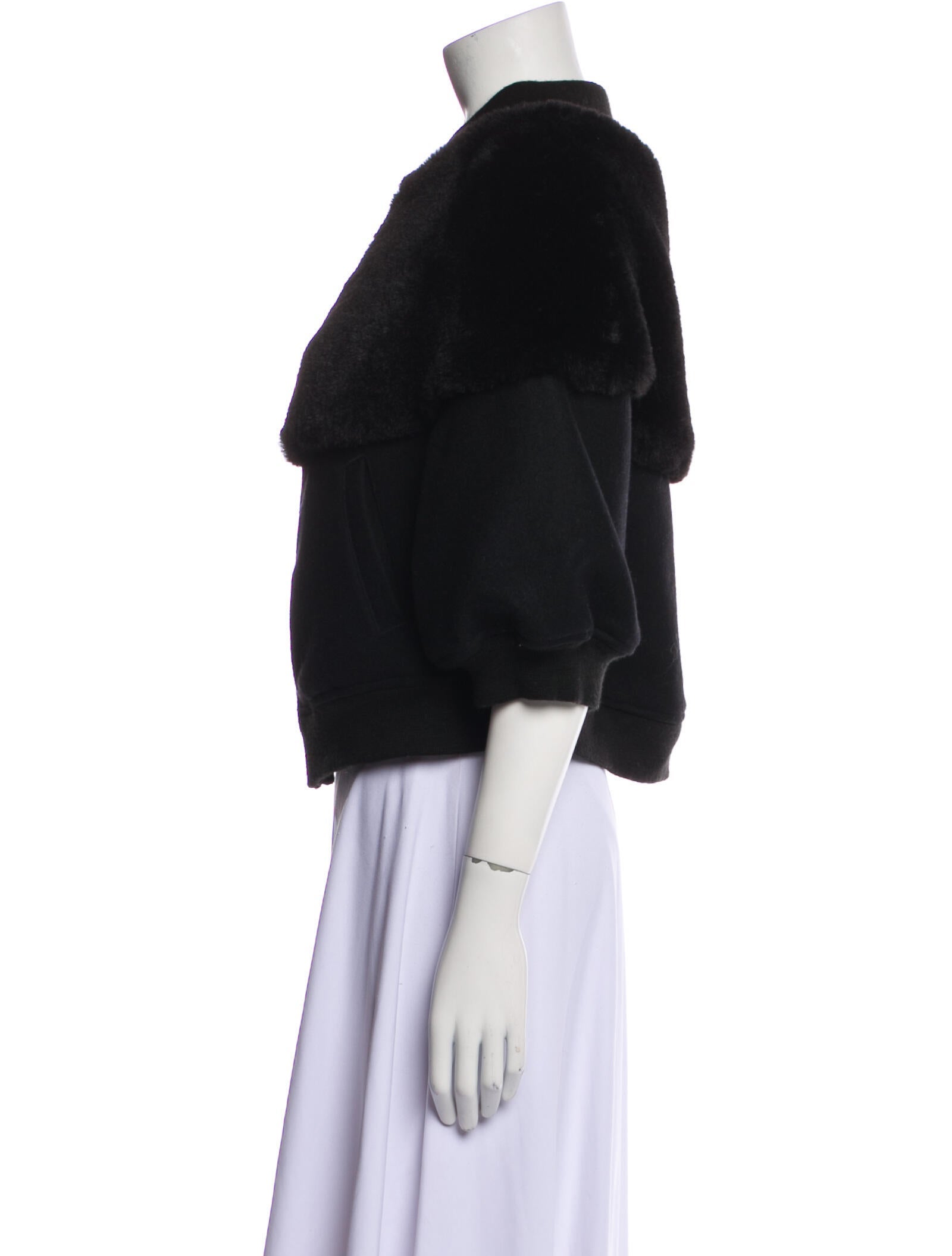 noir kei ninomiya Wool Faux Fur Jacket