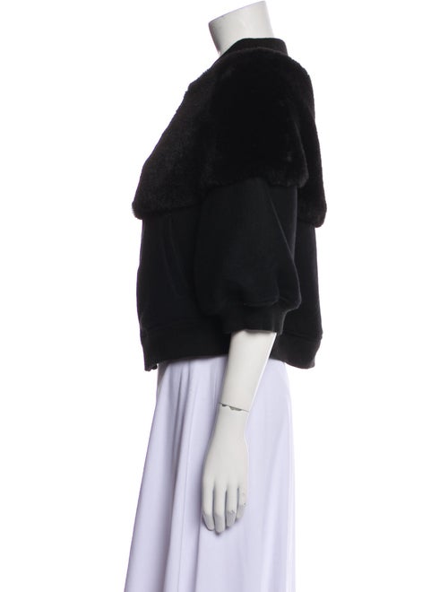 noir kei ninomiya Wool Faux Fur Jacket