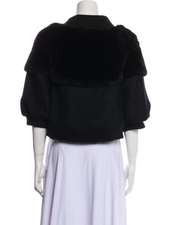 noir kei ninomiya Wool Faux Fur Jacket