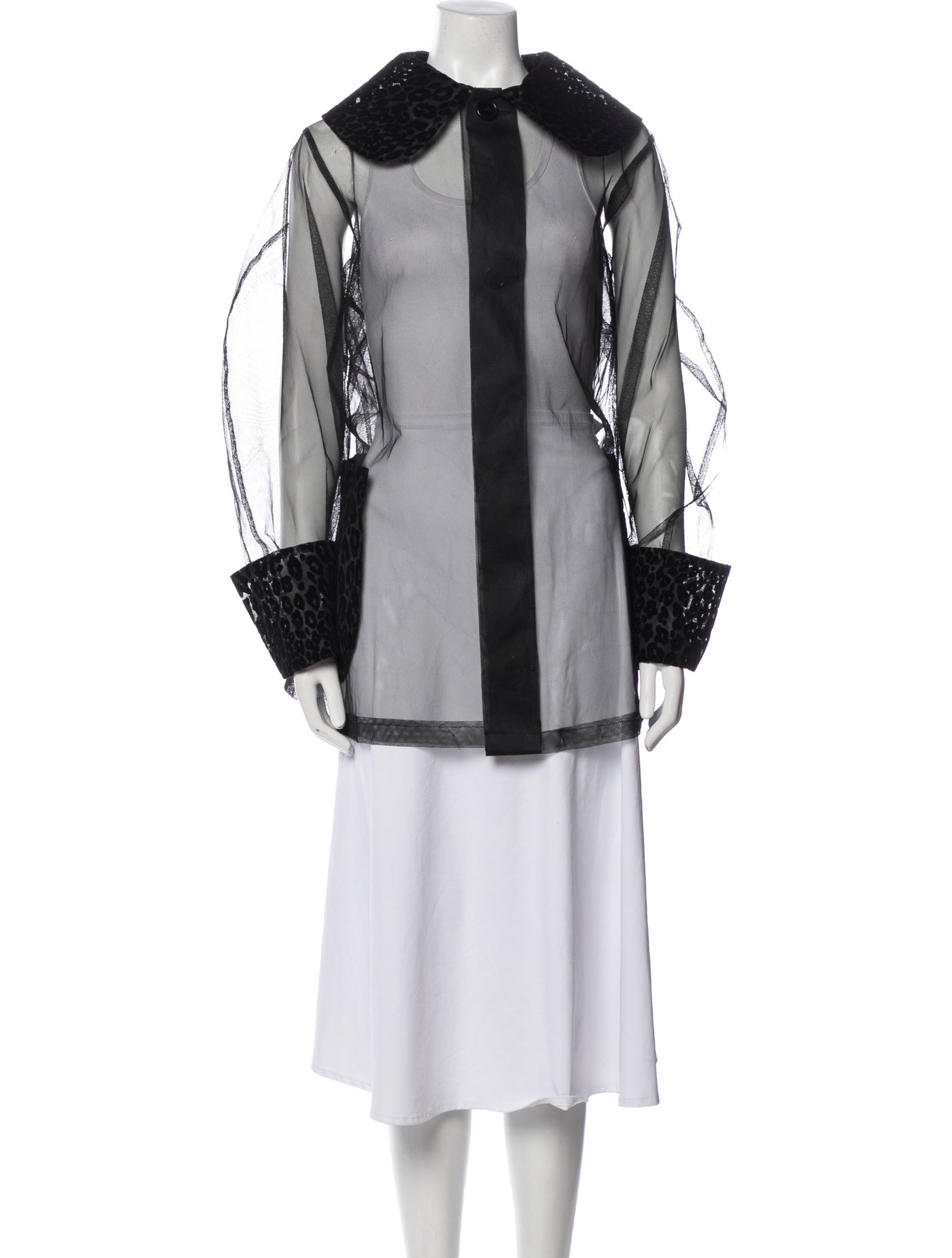 noir kei ninomiya Lace Pattern Jacket