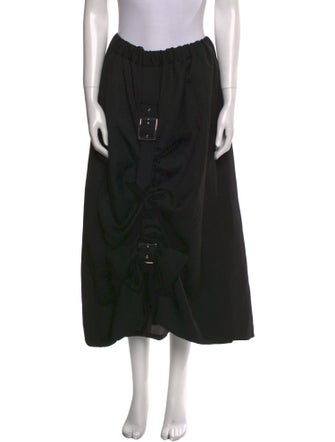 noir kei ninomiya Wool Midi Length Skirt