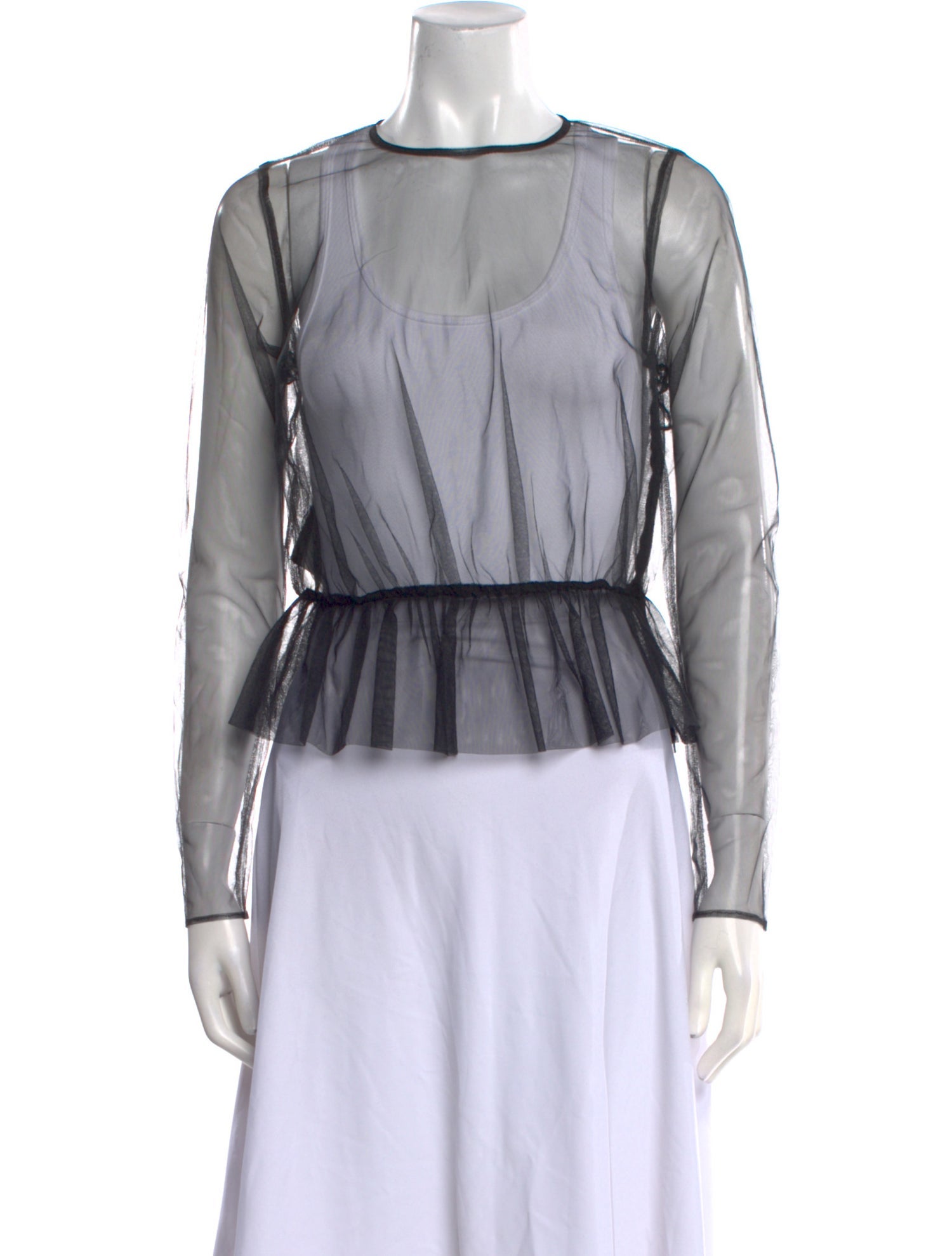 noir kei ninomiya 2019 Nylon Blouse