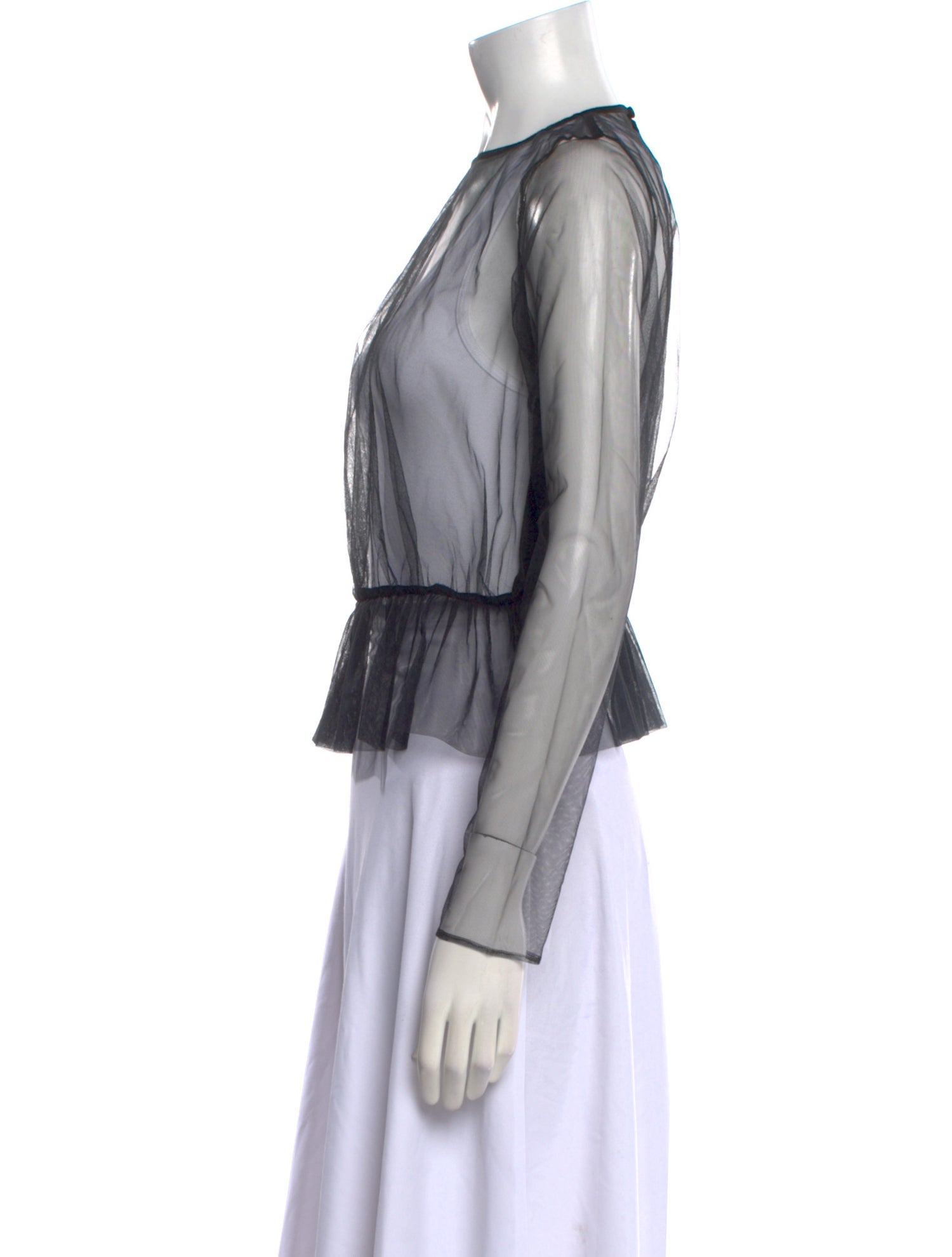 noir kei ninomiya 2019 Nylon Blouse