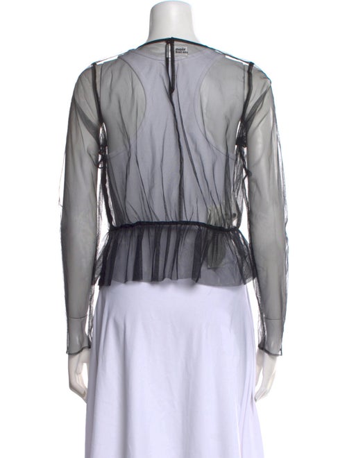 noir kei ninomiya 2019 Nylon Blouse