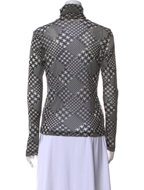 noir kei ninomiya Printed Turtleneck Top