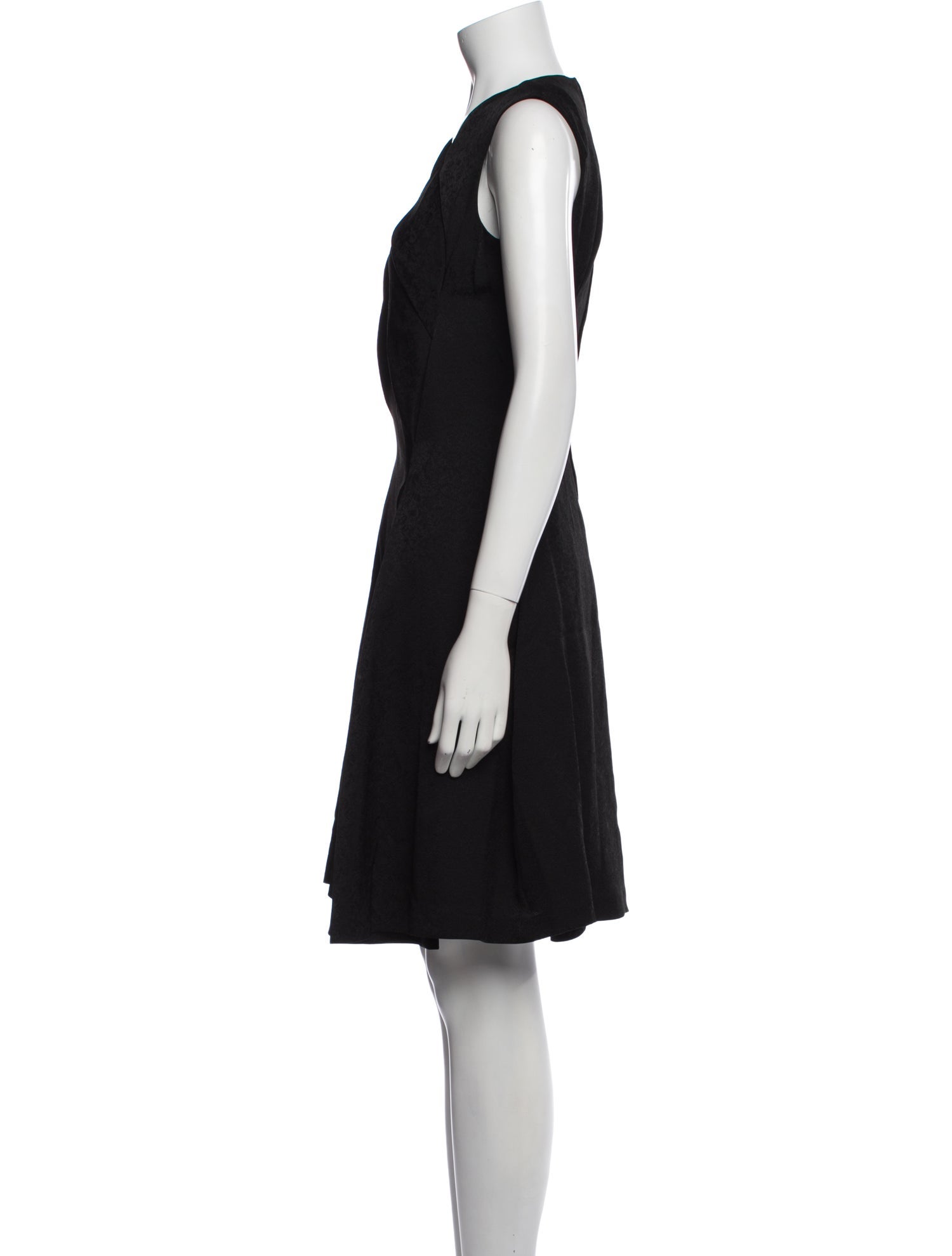 noir kei ninomiya Scoop Neck Knee-Length Dress