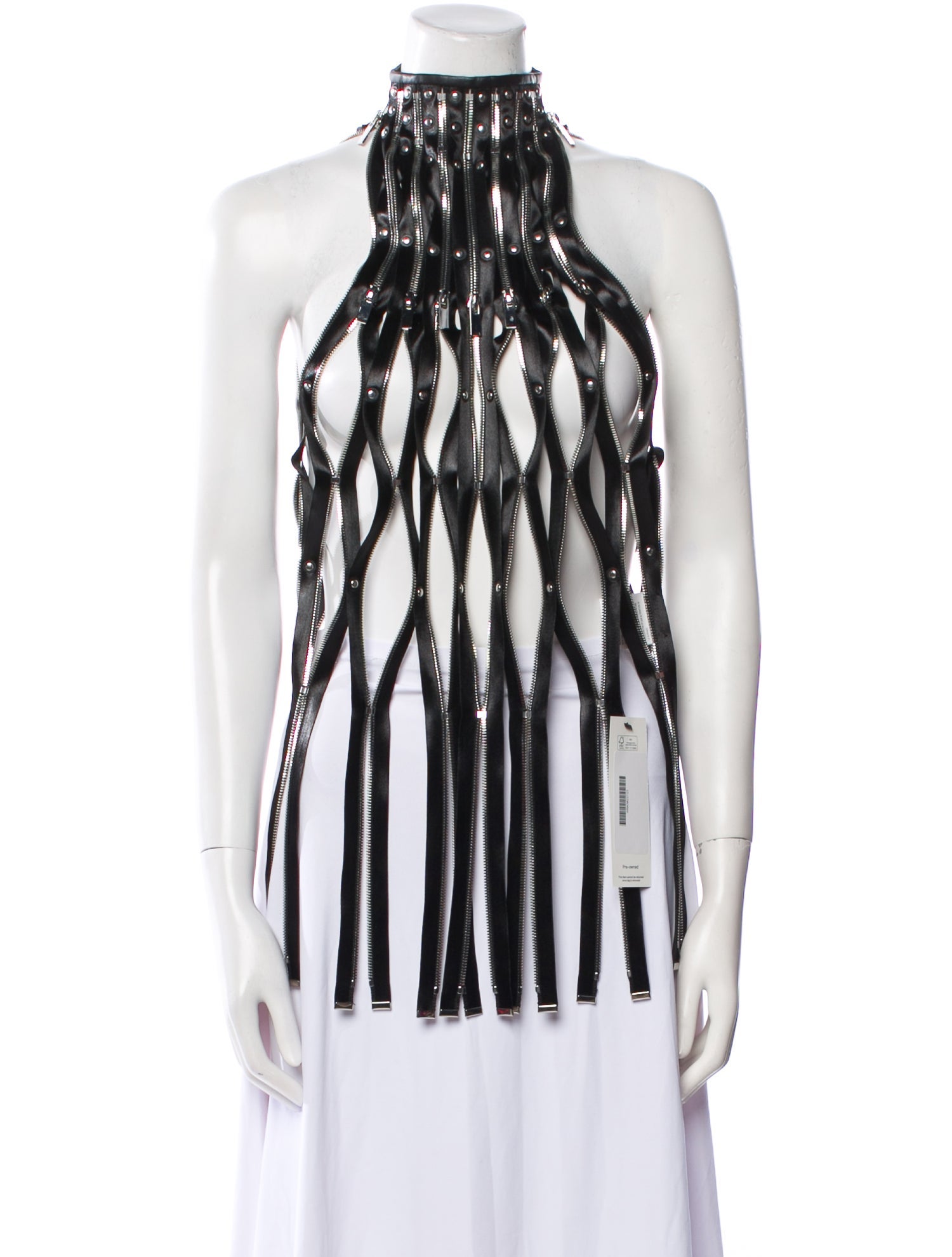 noir kei ninomiya 2022 Faux Leather Vest