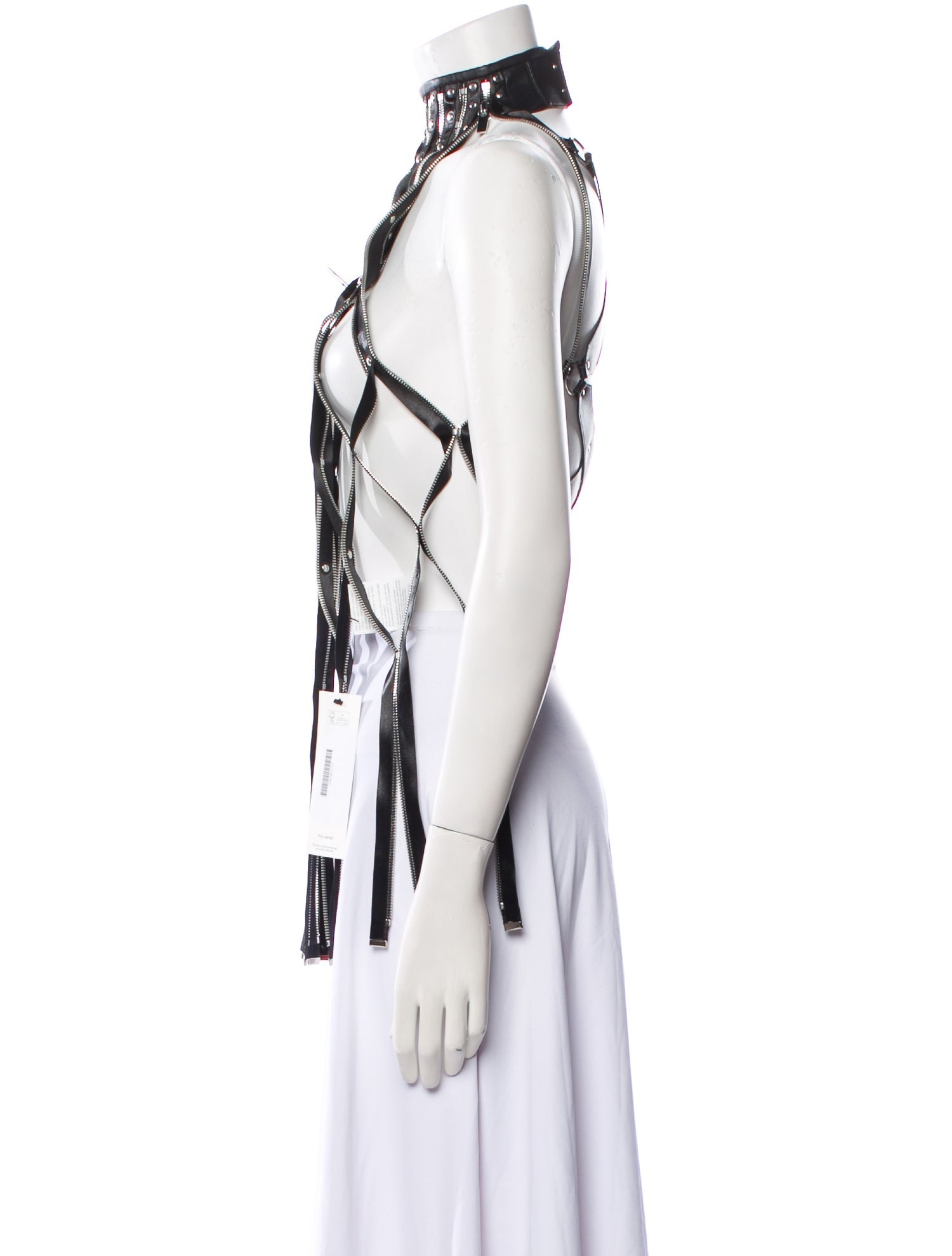 noir kei ninomiya 2022 Faux Leather Vest