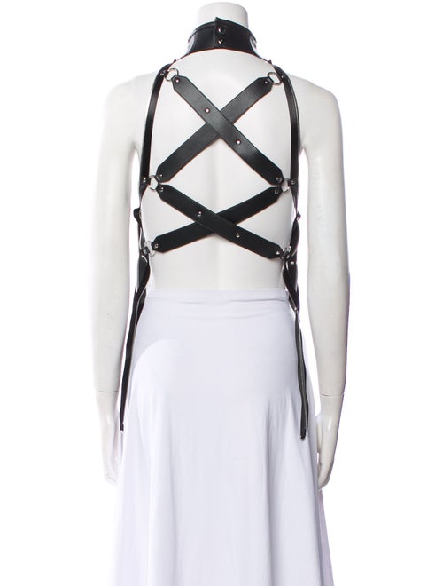 noir kei ninomiya 2022 Faux Leather Vest