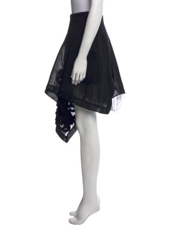 noir kei ninomiya Lace Pattern Midi Length Skirt