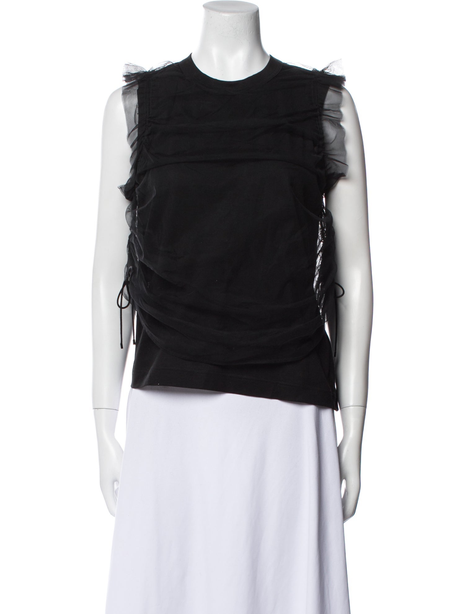 noir kei ninomiya Crew Neck Sleeveless Top