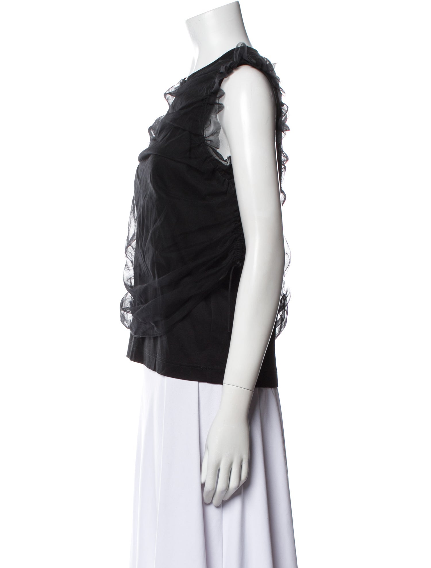 noir kei ninomiya Crew Neck Sleeveless Top
