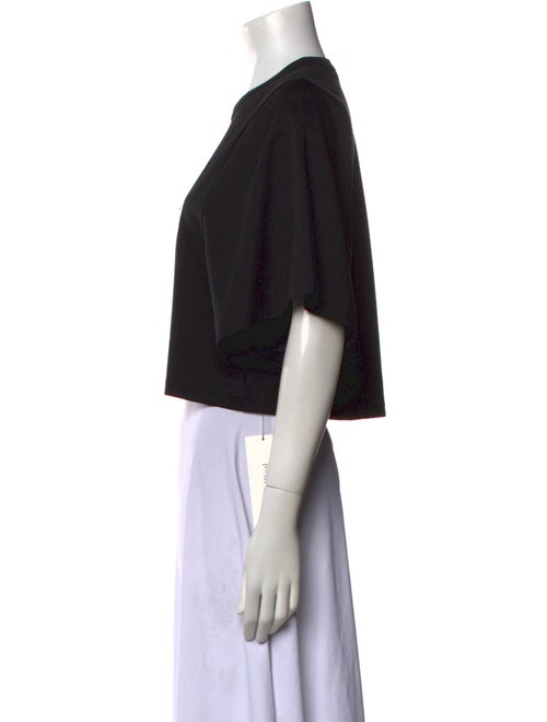 noir kei ninomiya Crew Neck Short Sleeve Crop Top