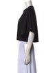 noir kei ninomiya Crew Neck Short Sleeve Crop Top