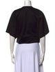 noir kei ninomiya Crew Neck Short Sleeve Crop Top