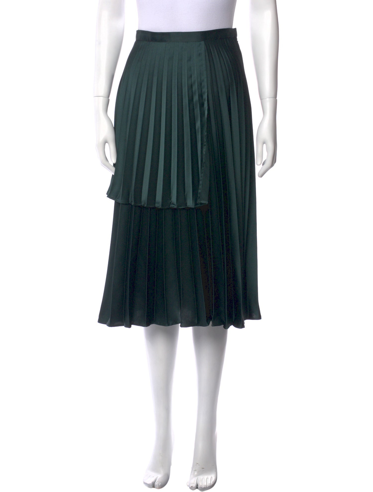 noir kei ninomiya Striped Knee-Length Skirt