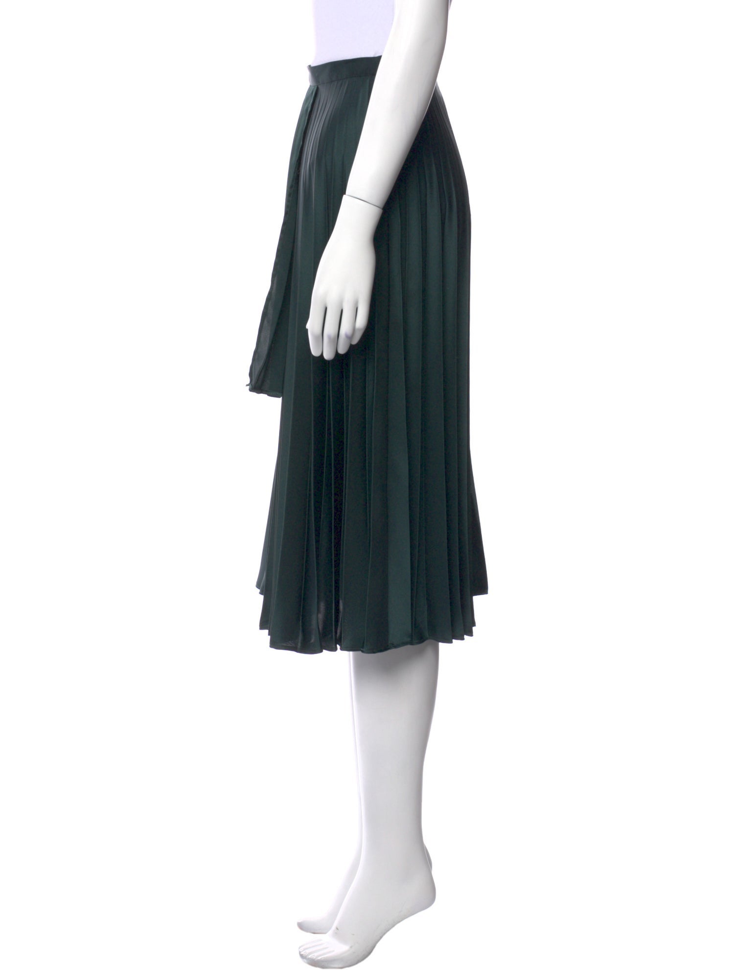 noir kei ninomiya Striped Knee-Length Skirt