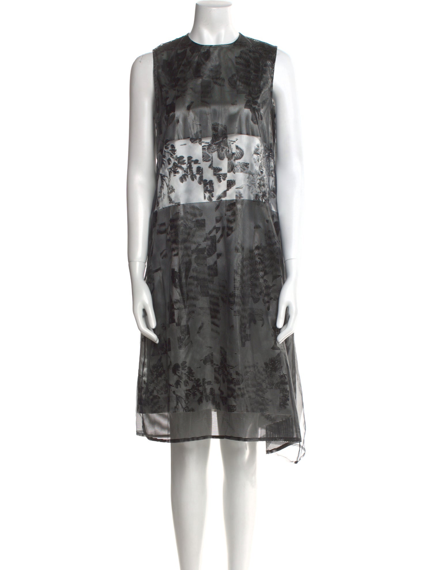 noir kei ninomiya Printed Knee-Length Dress