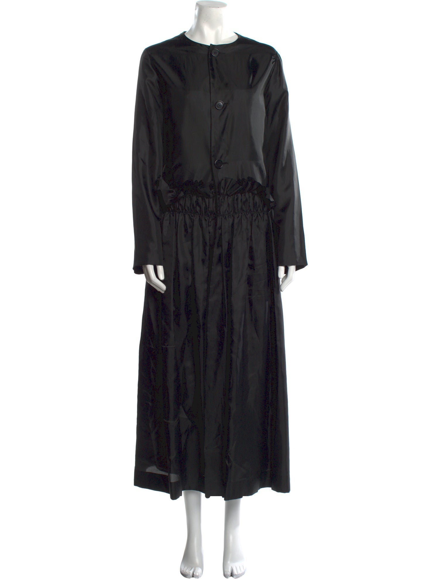 noir kei ninomiya Crew Neck Long Dress