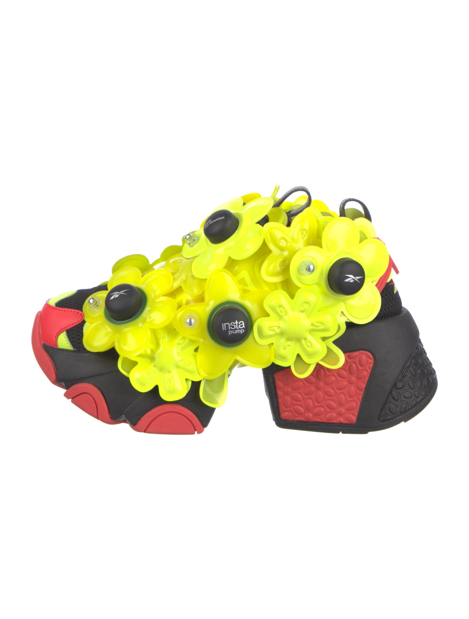 noir kei ninomiya Rubber Patterned Chunky Sneakers