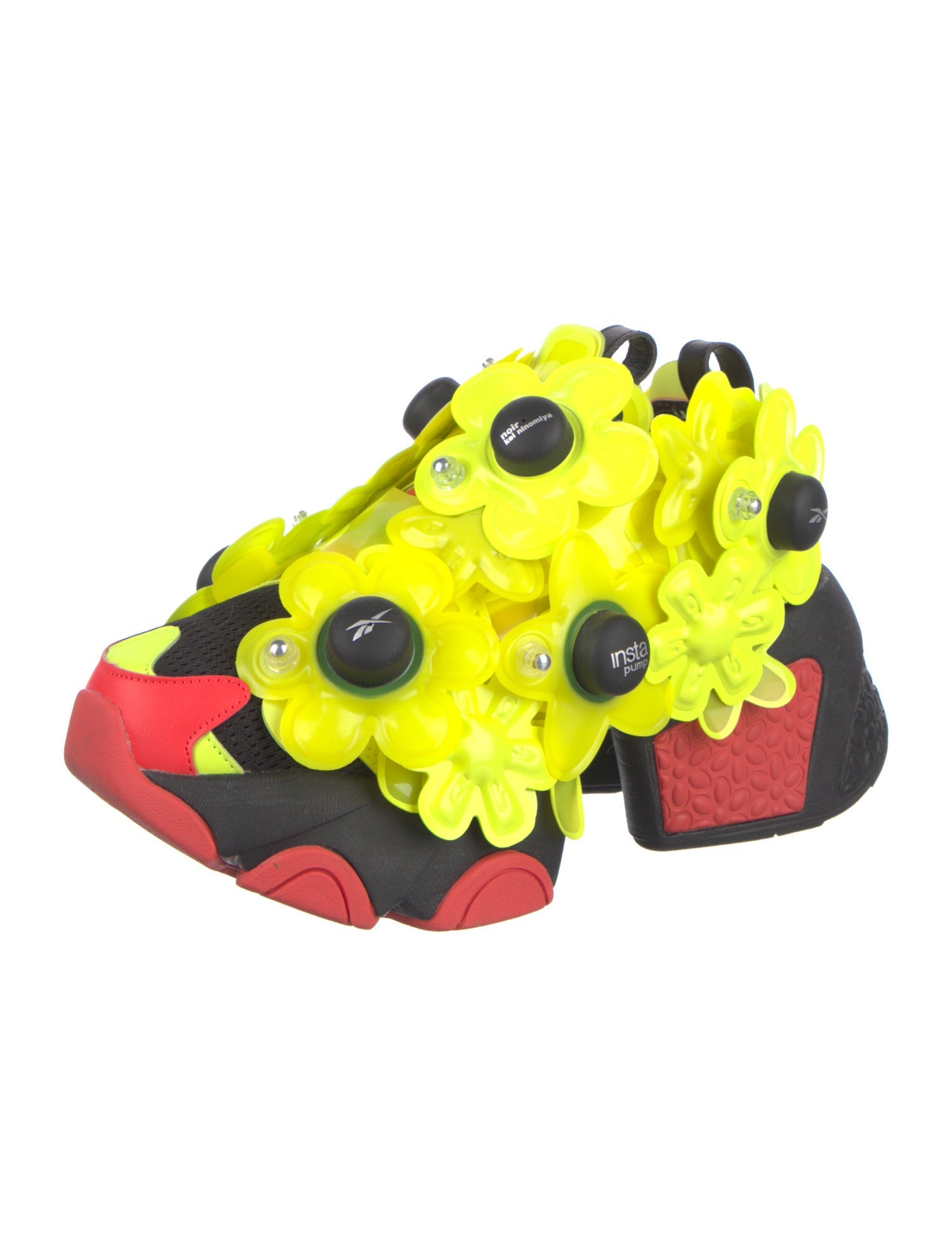 noir kei ninomiya Rubber Patterned Chunky Sneakers