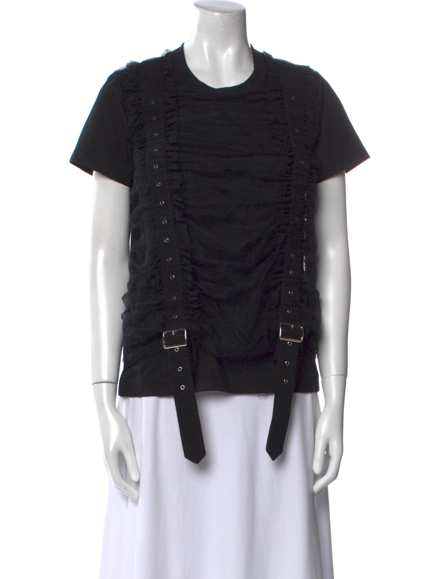 noir kei ninomiya Crew Neck Short Sleeve T-Shirt