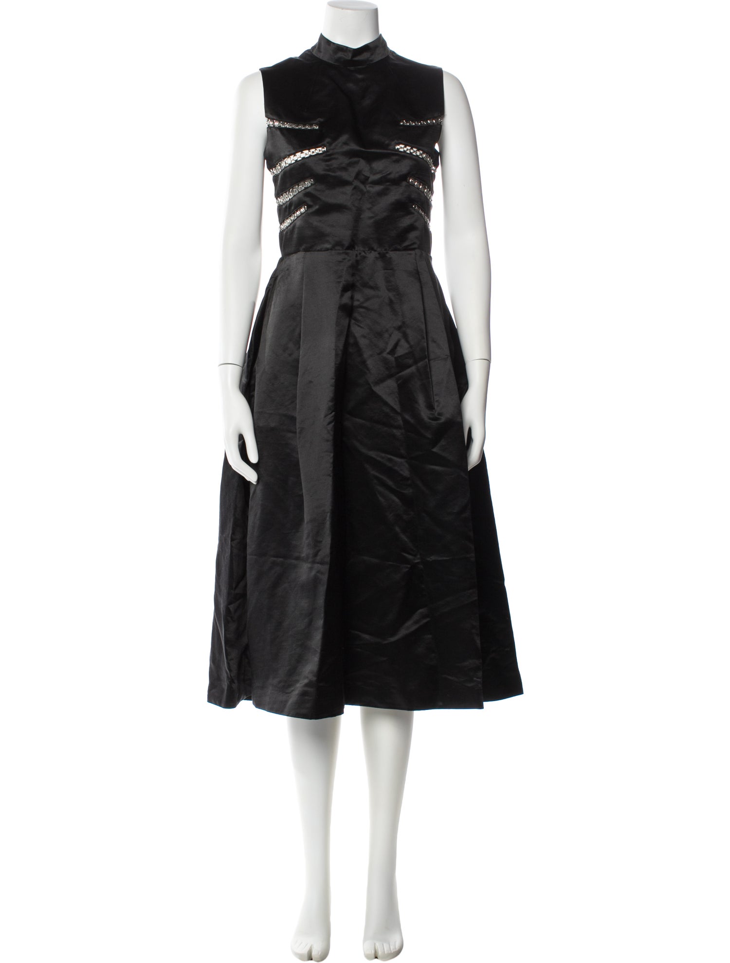 noir kei ninomiya Mock Neck Long Dress