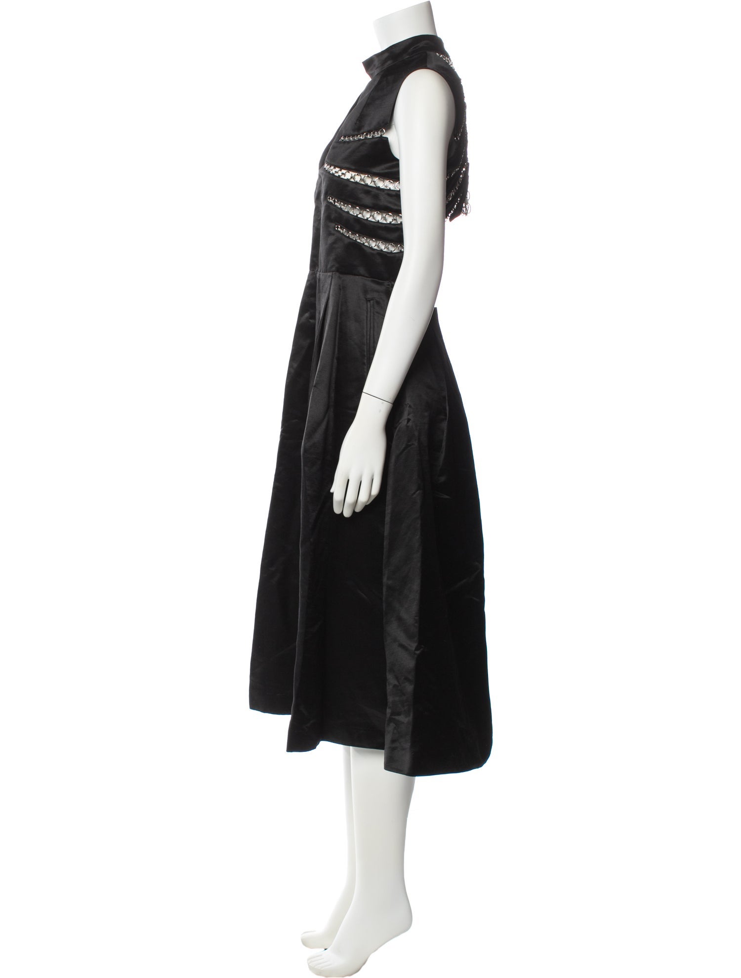 noir kei ninomiya Mock Neck Long Dress