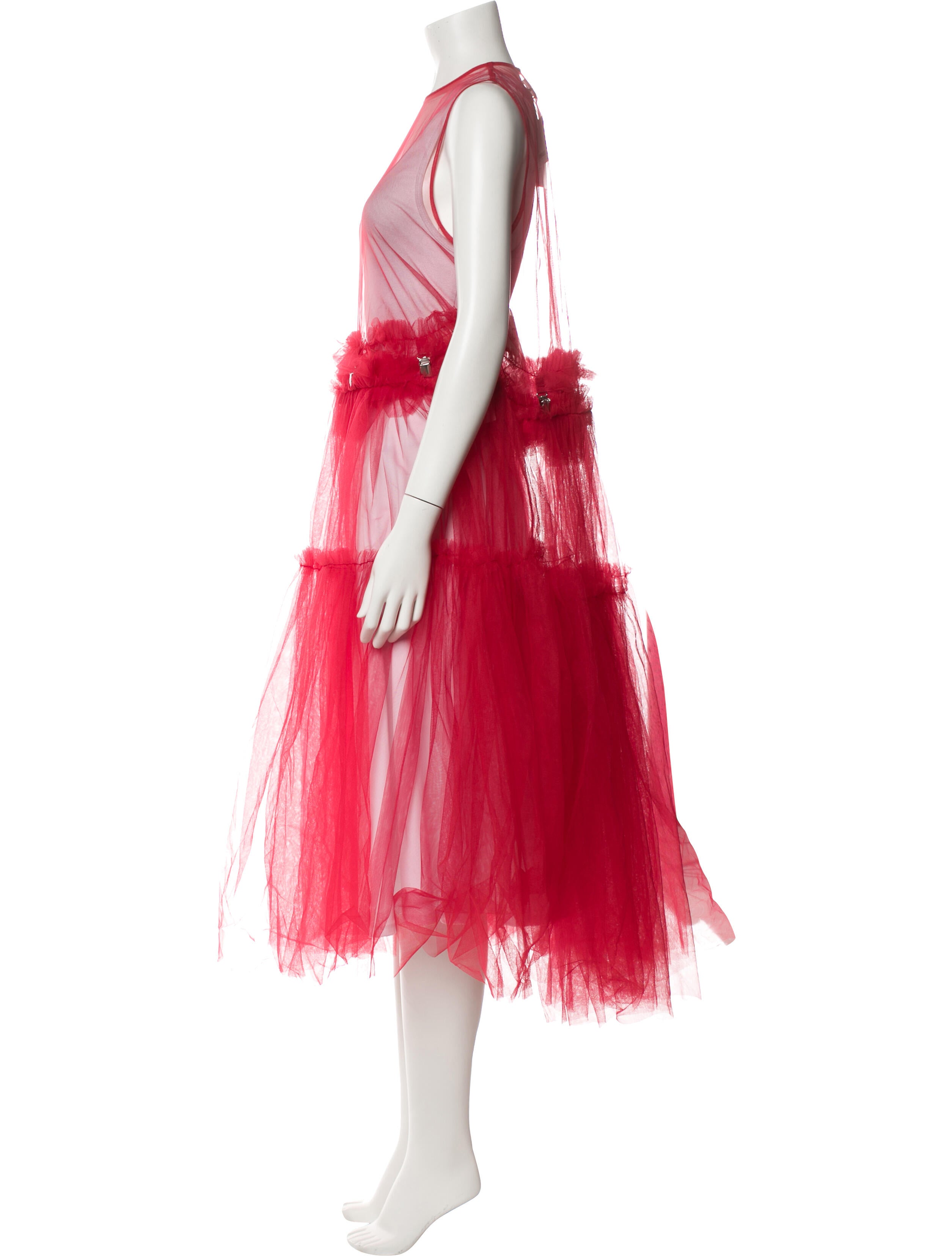 noir kei ninomiya Crew Neck Long Dress w/ Tags