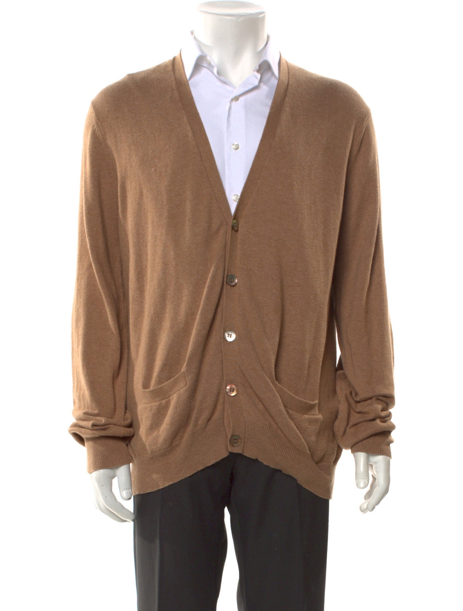 Noir, Le Lis Cashmere V-Neck Cardigan