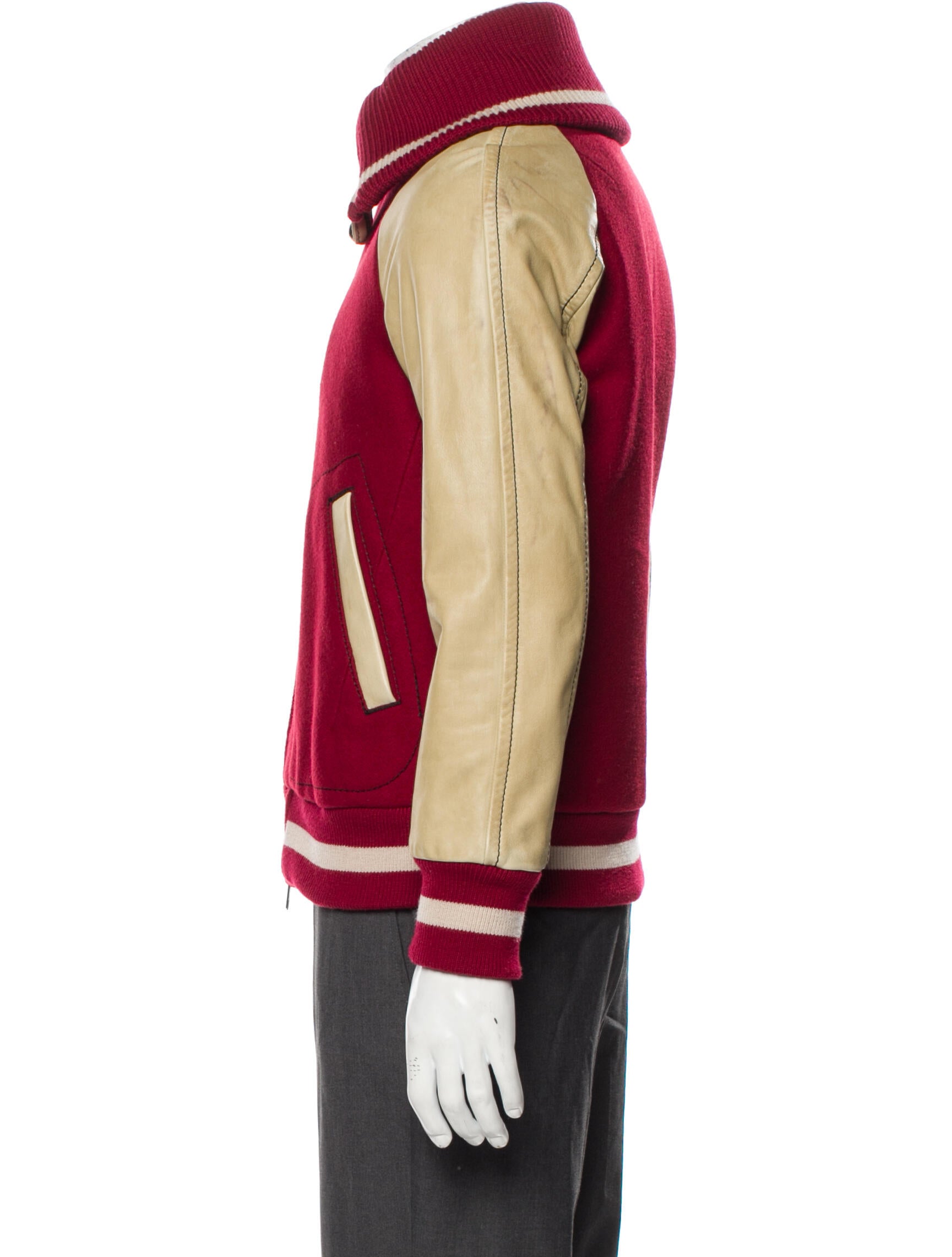 Number (N)ine Vintage 2008 Varsity Jacket - Neutrals Outerwear