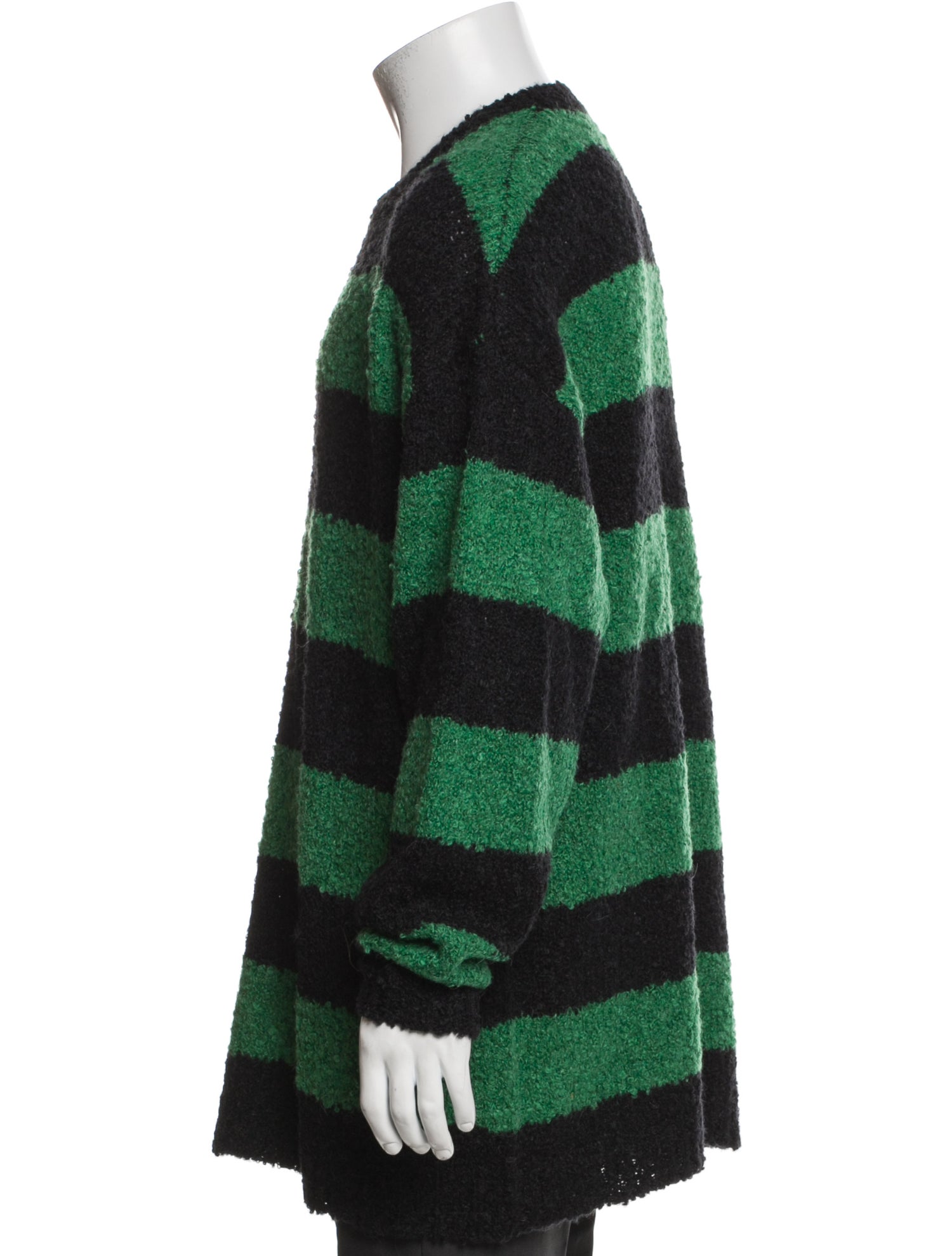 Number (N)ine Striped Crew Neck Pullover