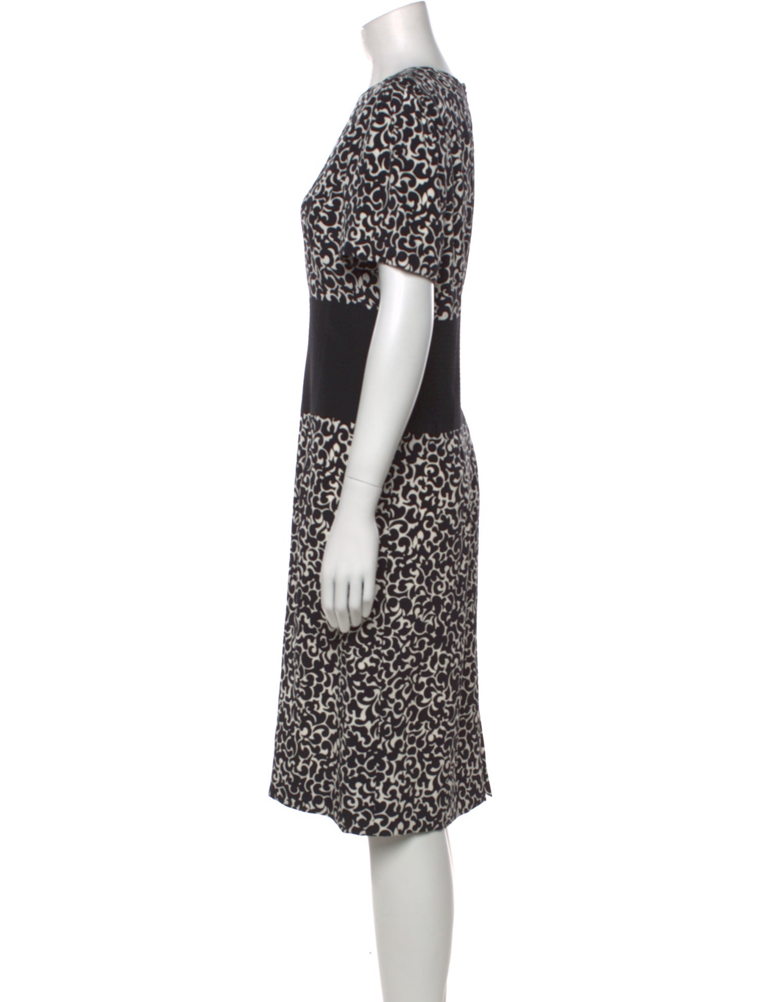 Nina Mclemore Silk Midi Length Dress w/ Tags